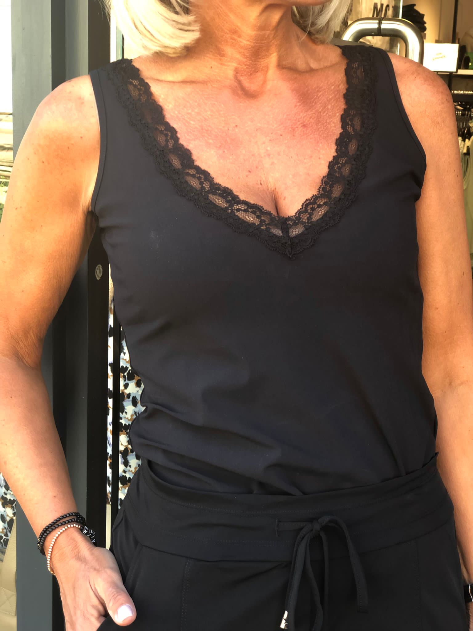 Mi Piace Travelstof Top zwart 202129 zwart