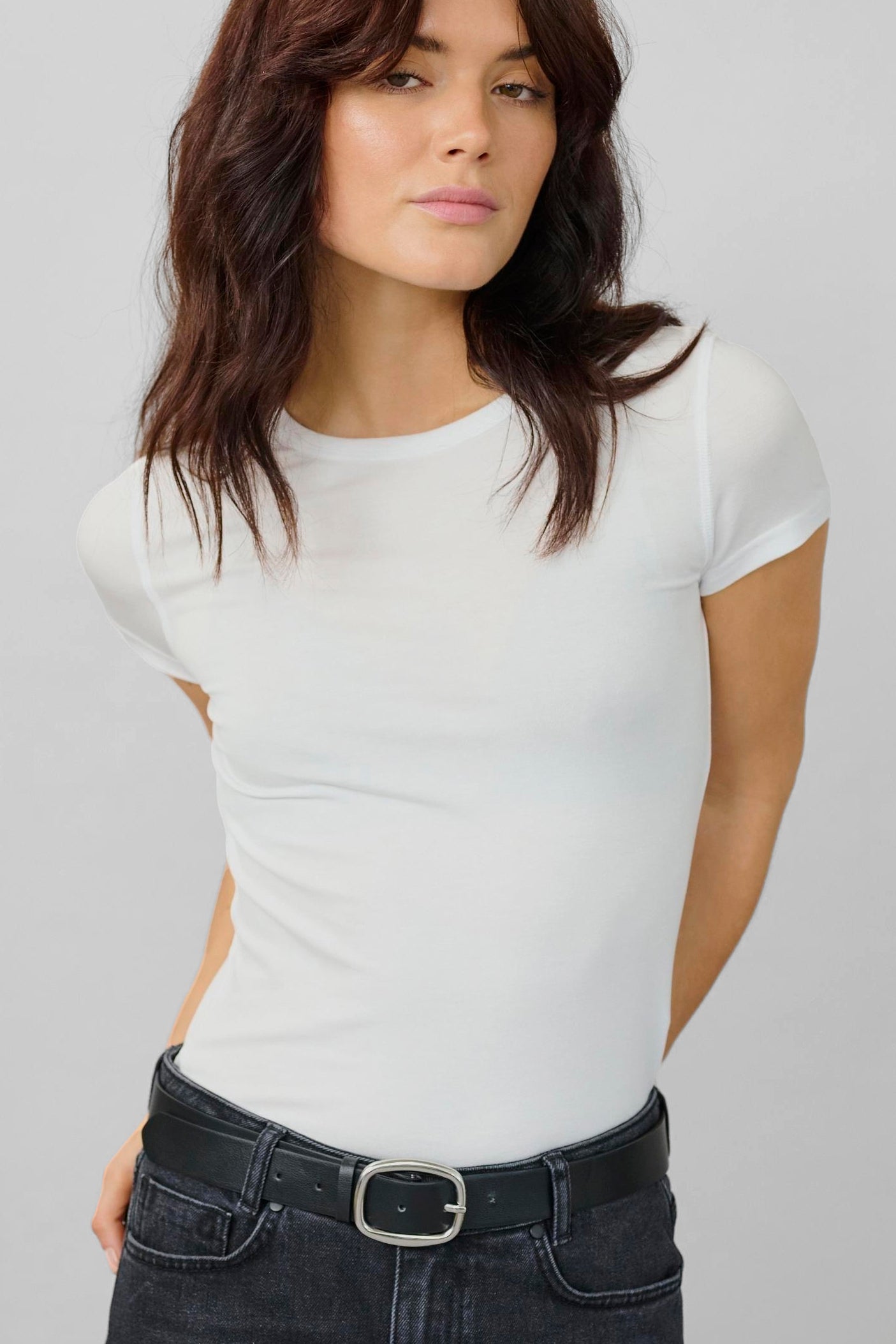 My Essential Wardrobe Modal Tee bright white