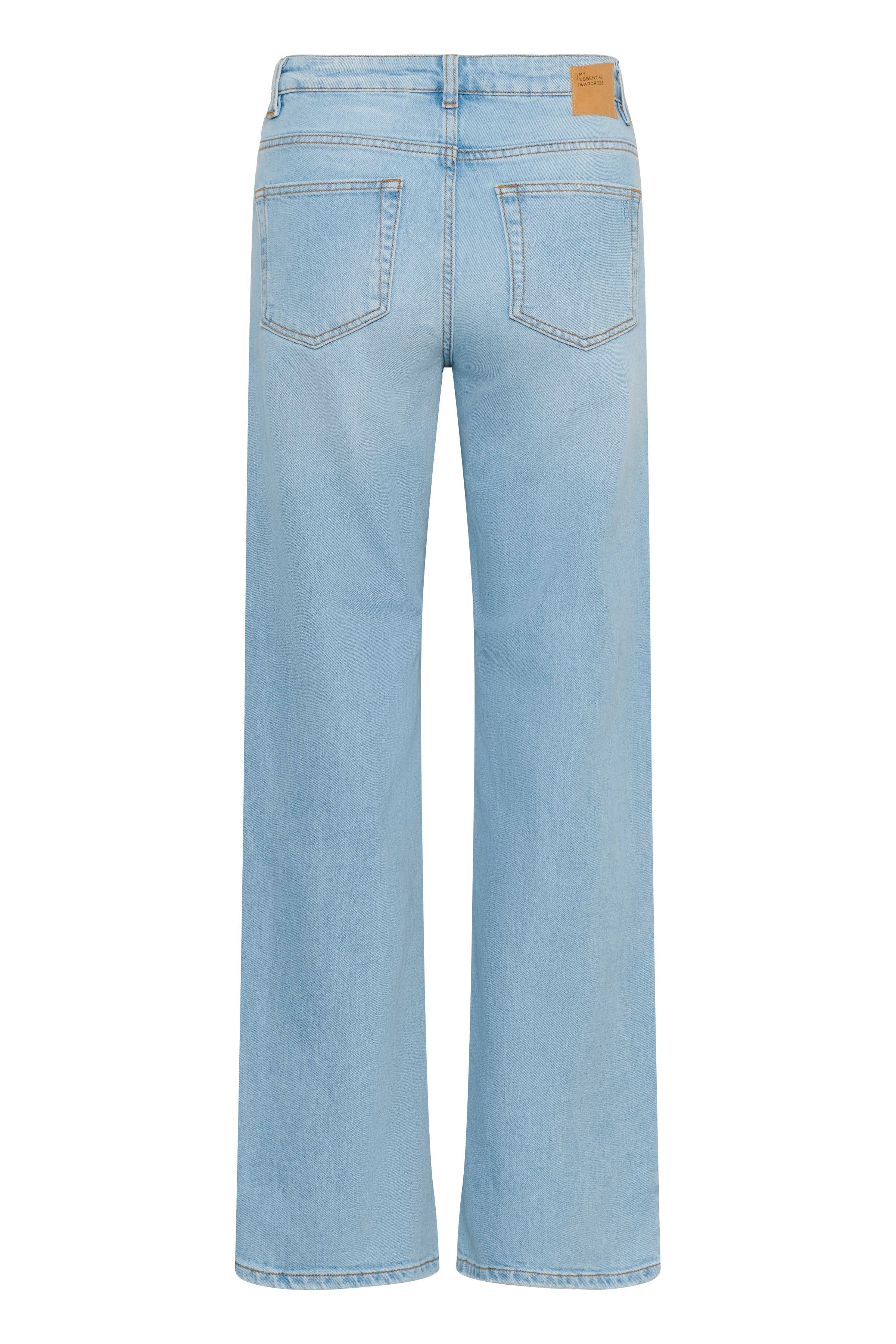 My Essential Wardrobe Louis 139 High Wide Broek L34 baby blue wash