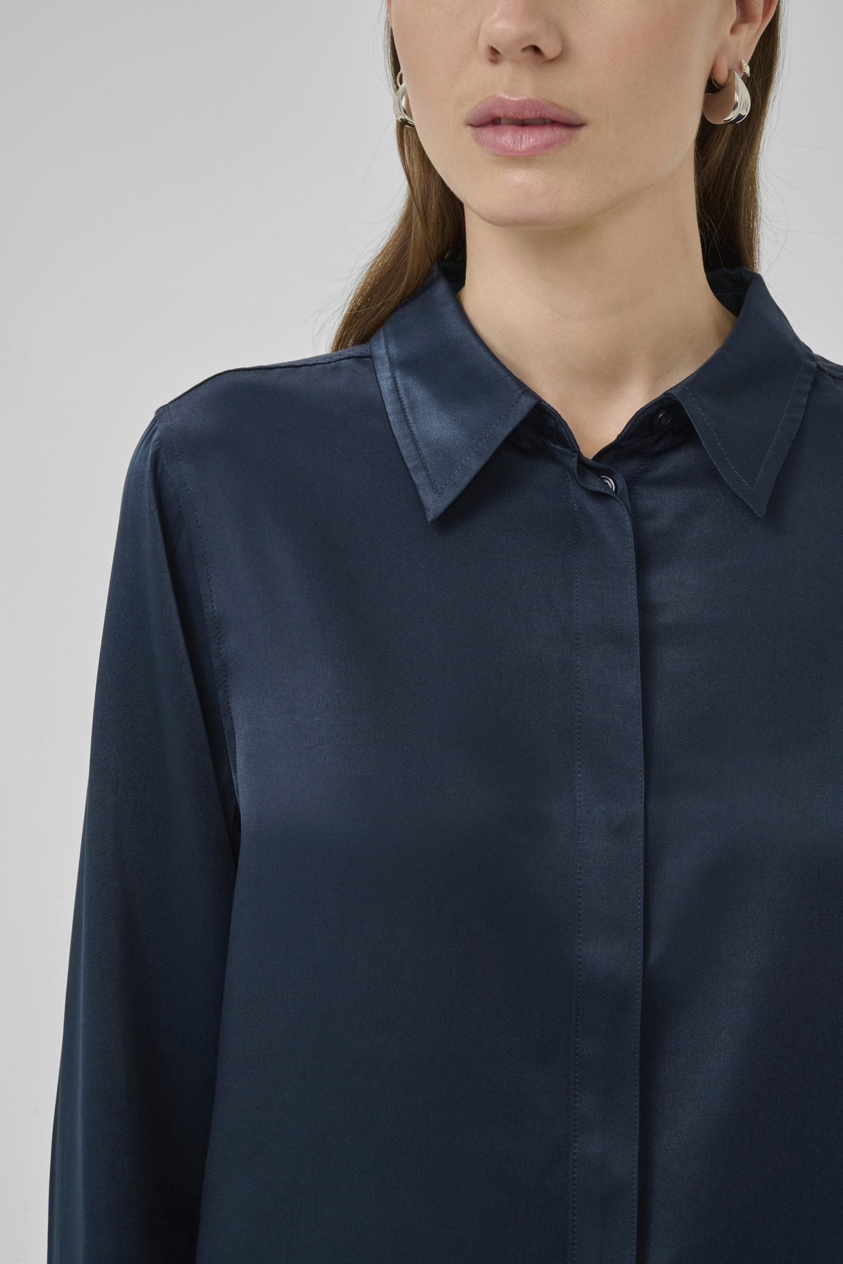 My Essential Wardrobe EstelleMW Short Shirt Blouse after midnight