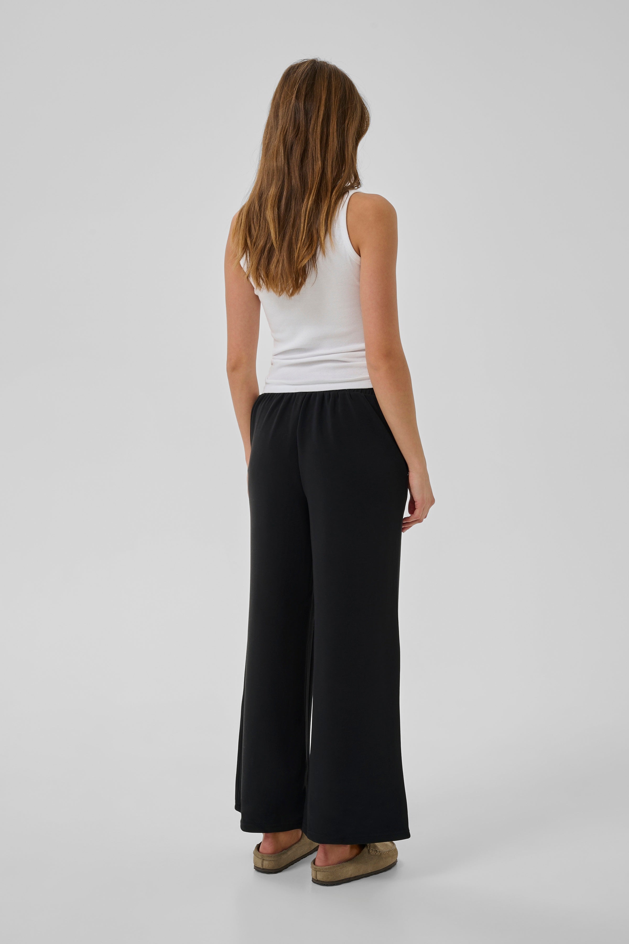 My Essential Wardrobe MWHelle Wide Pant zwart