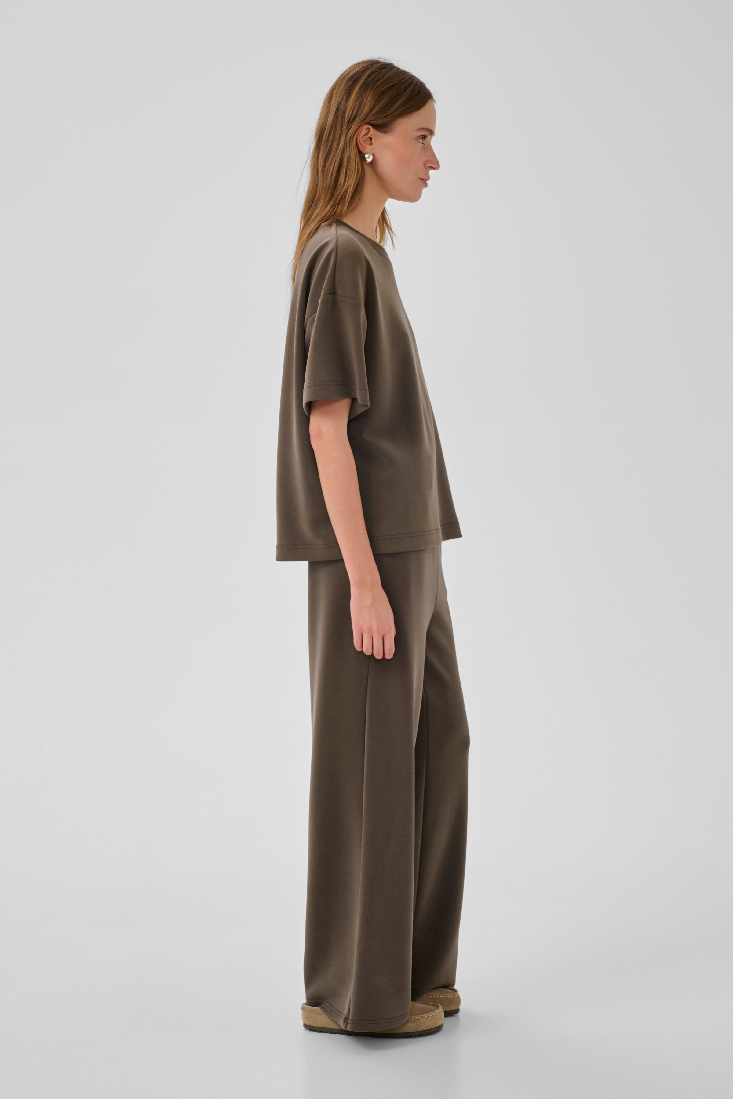 My Essential Wardrobe MWHelle Wide Pant major brown