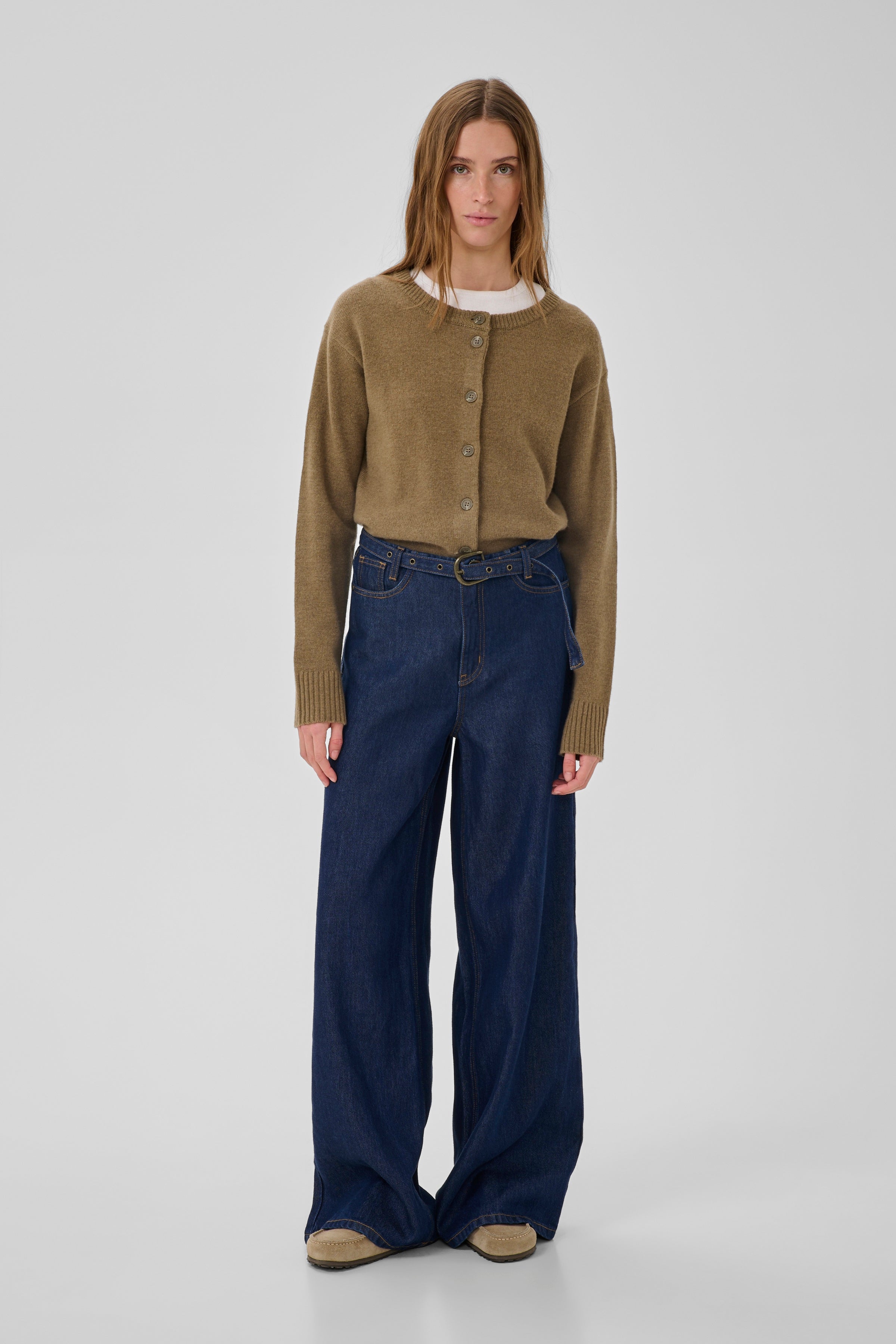 My Essential Wardrobe Tasma 181 Mid X Wide L34 dark blue unwash