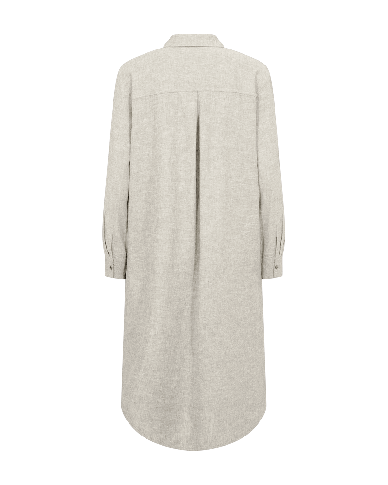 Freequent Lava Shirt Dress moonbeam melange
