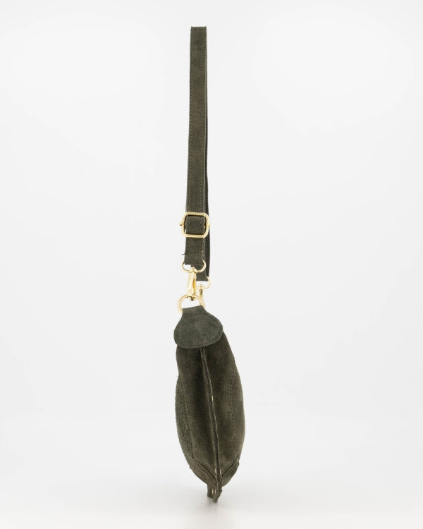 Monica Handtas Suede T418 groen