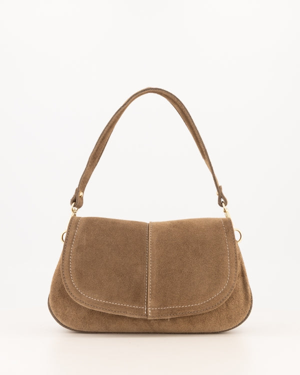 Catania Schoudertas Suede T413 taupe