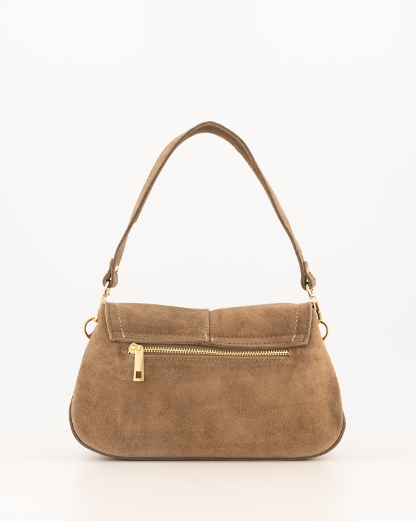 Catania Schoudertas Suede T413 taupe