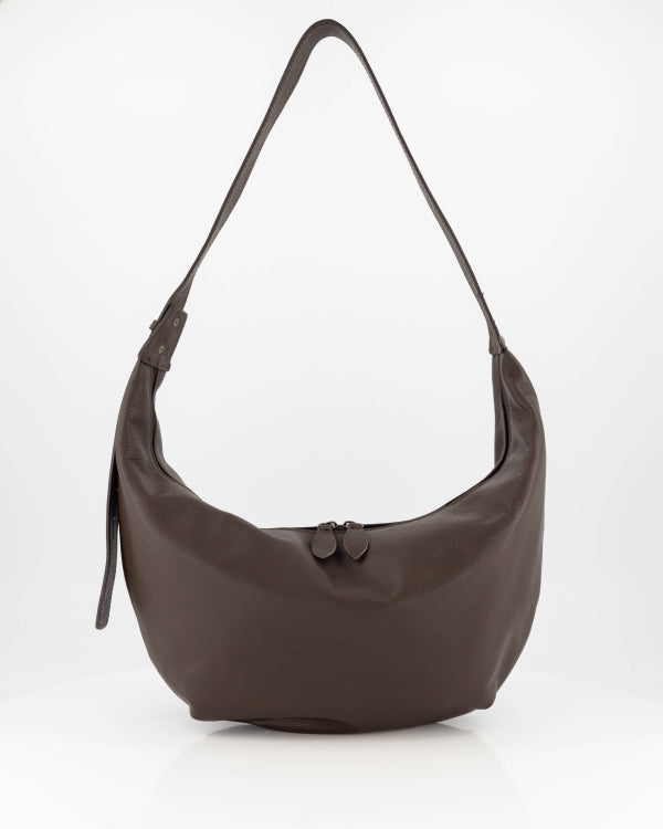 Parma Shopper Tas Leer T424 donkerbruin