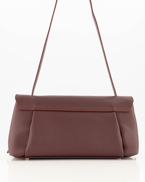 Cadiz Schoudertas Leer T433 bordeaux