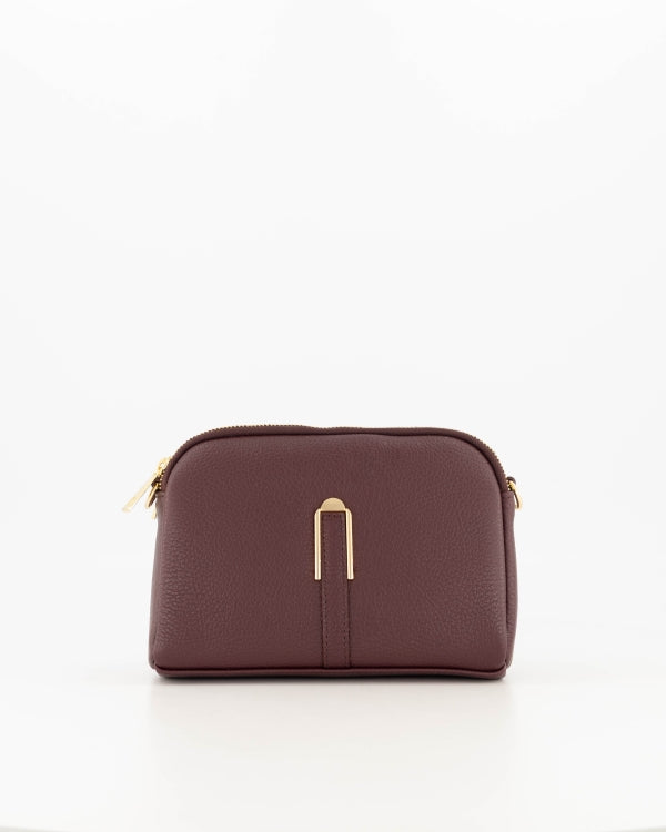 Carini Handtas Leer T417 bordeaux