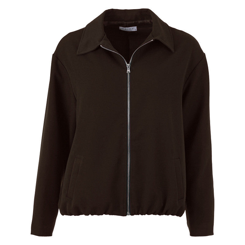 Enjoy Bomber Polo 146002 donkerbruin