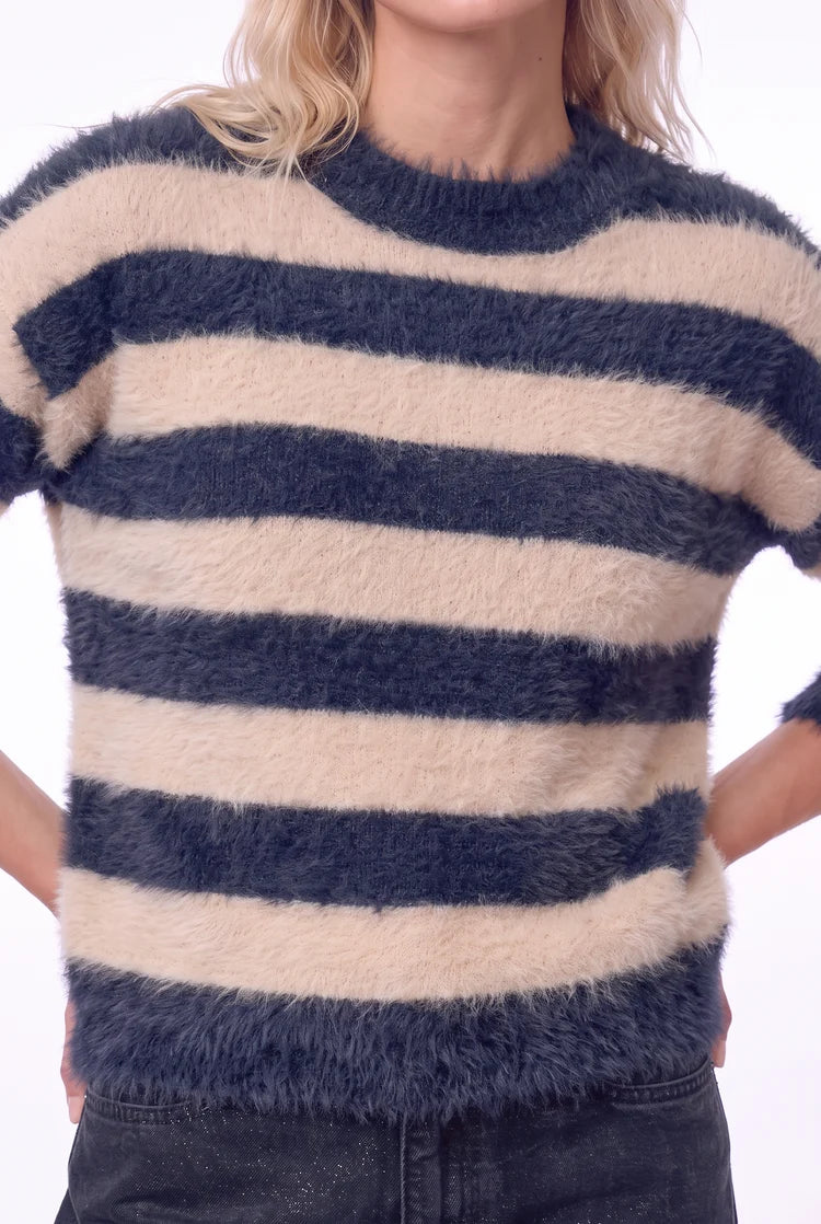 Florez Aurelia Sweater navy stripe