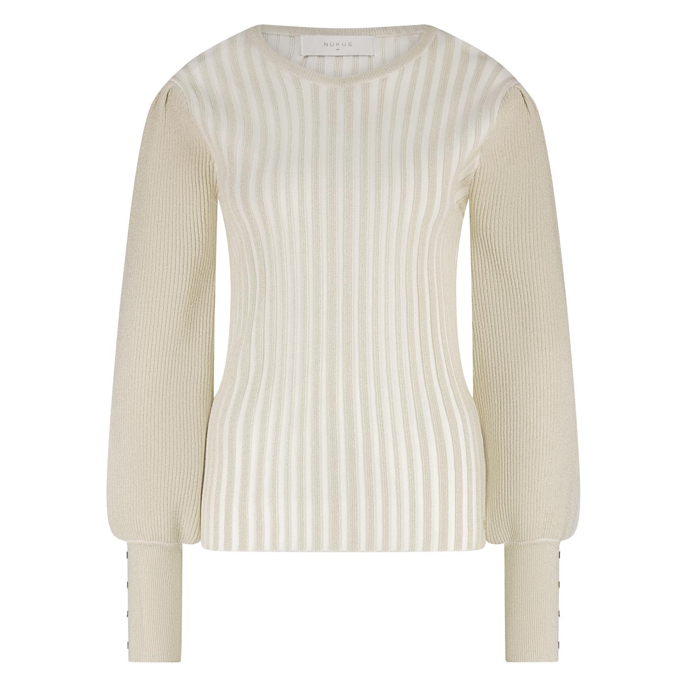 Nukus Mulberry Pullover Lurex off white