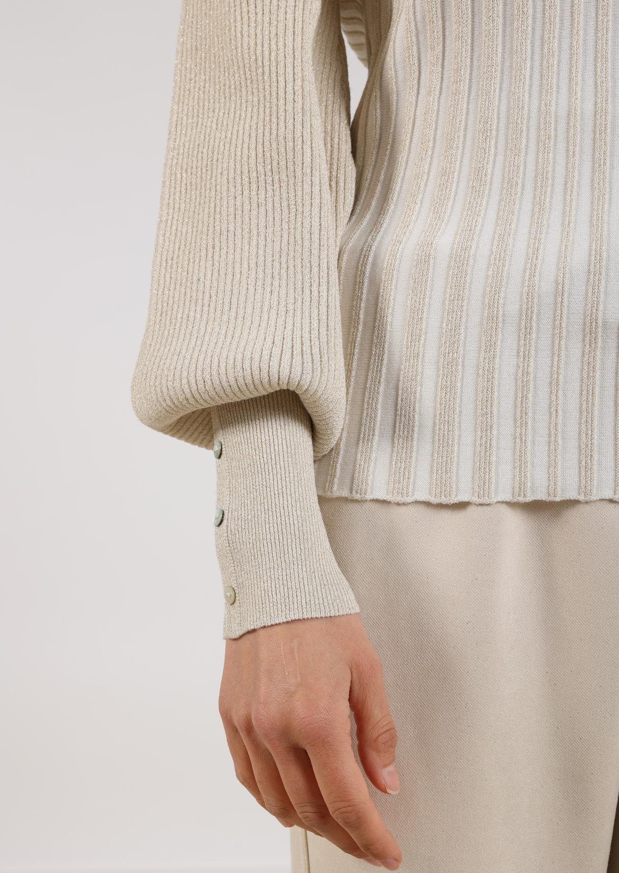 Nukus Mulberry Pullover Lurex off white