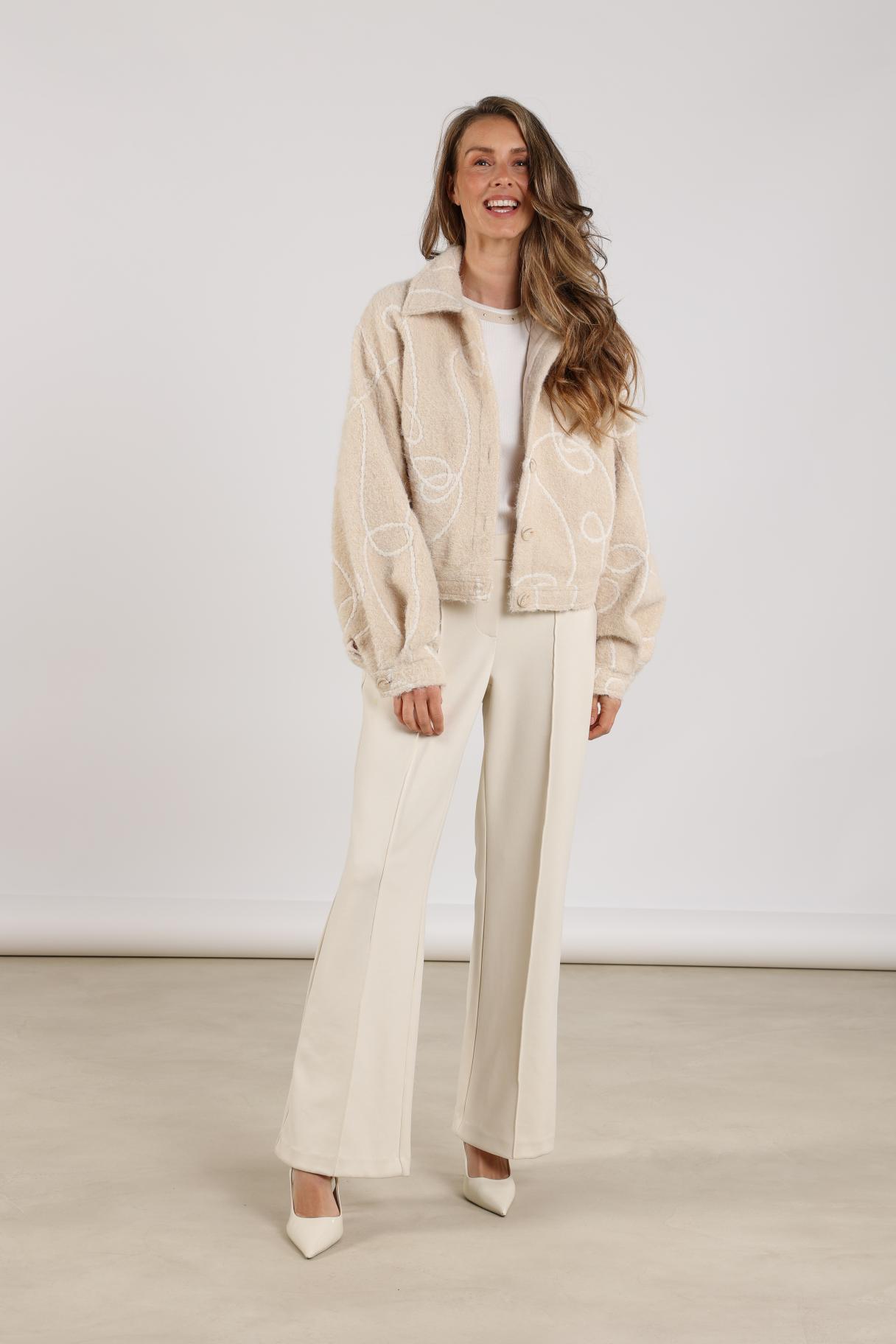 Nukus Jill Broek off white