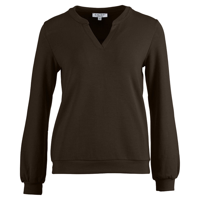 Enjoy Sweater 183248 donkerbruin