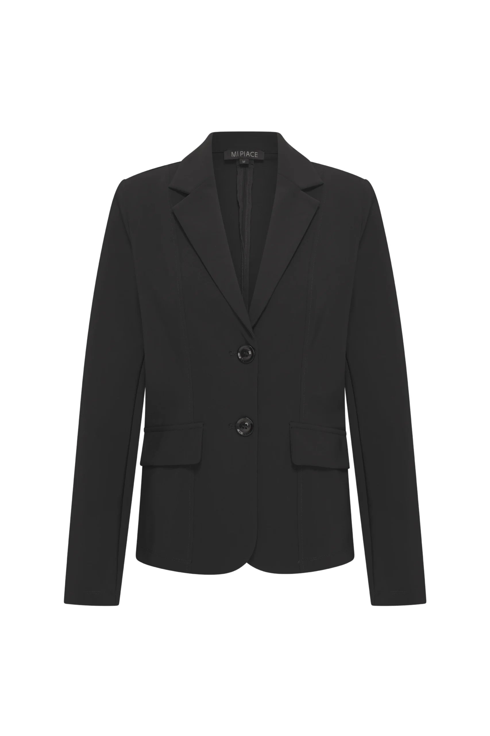 Mi Piace Bonded Travelstof Blazer 202646 zwart