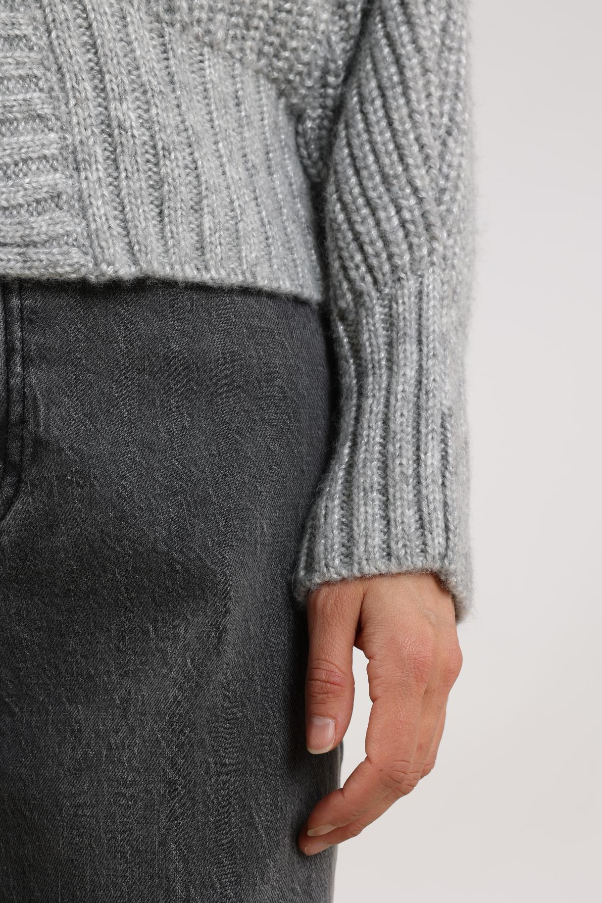 Nukus Jolijn Cardigan Vest light grey