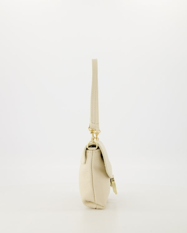 Hilary Clutch Leer T224 ecru