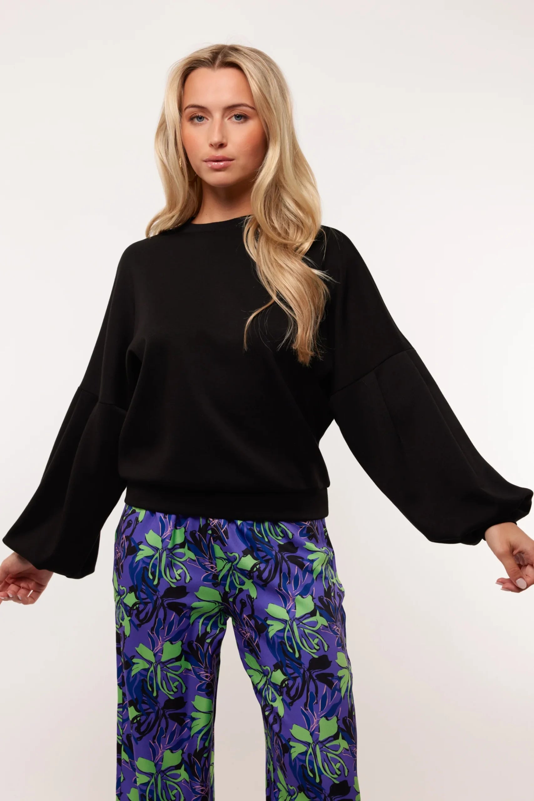 Fluresk comfy Dee Sweater zwart