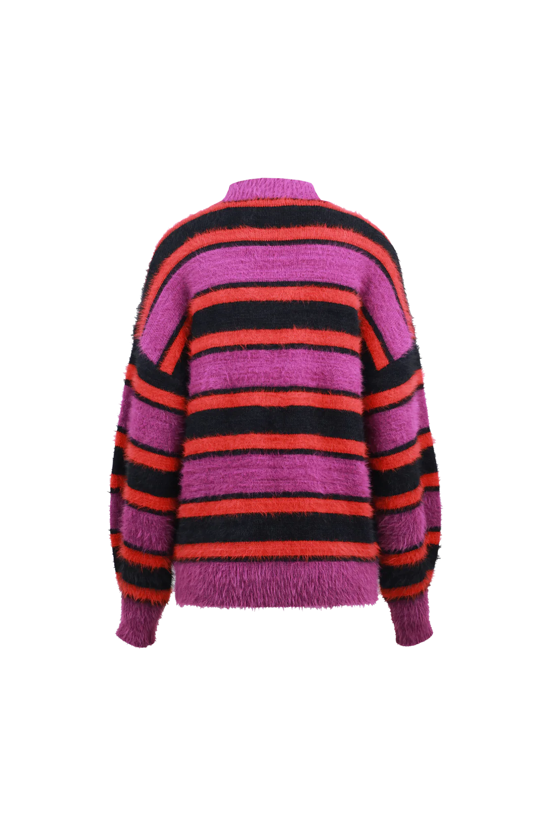 Fluresk Samla Knit Sweater grape purple/zwart