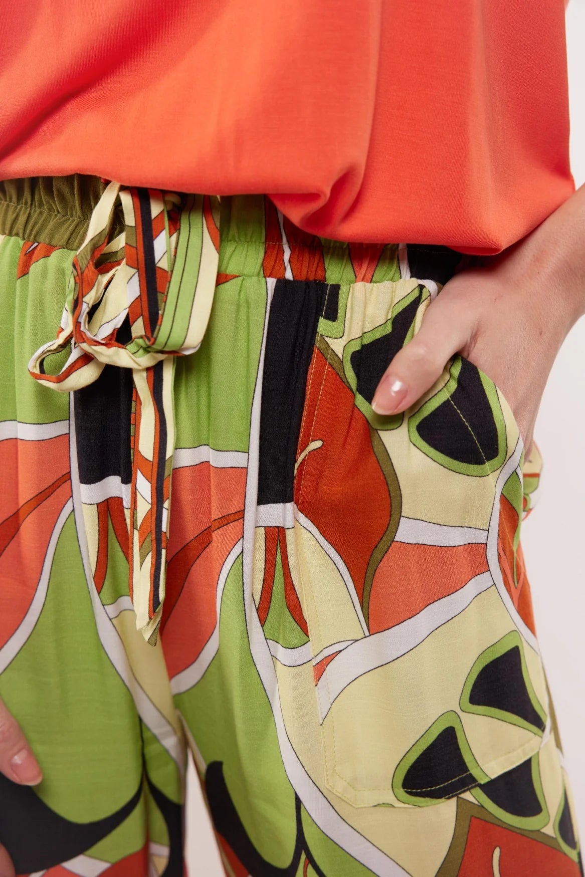 C&S Bibian Broek offwhite/ocean