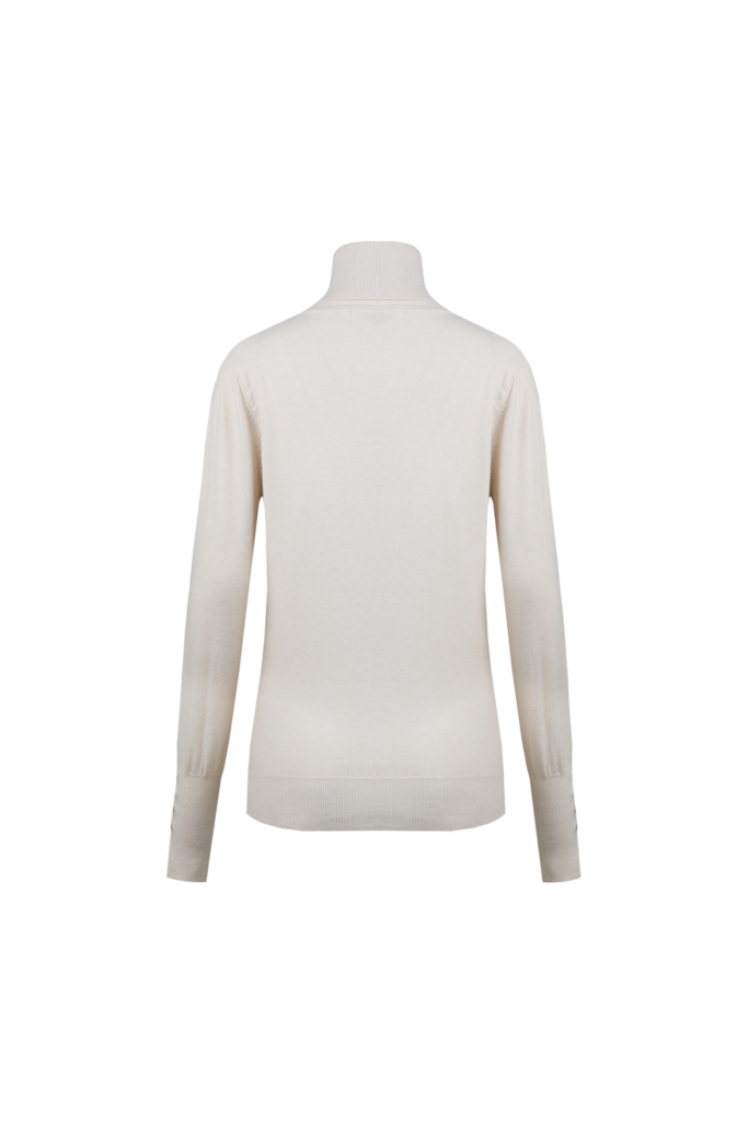 C&S Daye Knit Sweater wool white