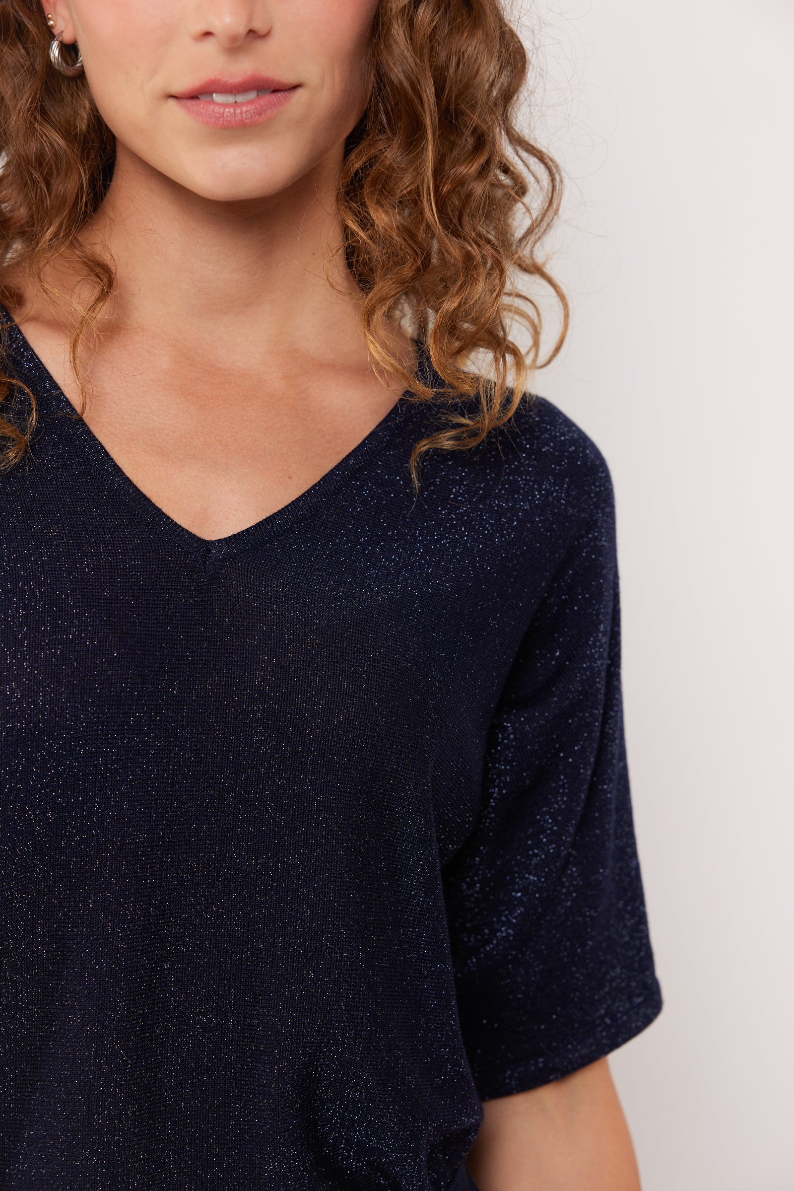 G-maxx Edlin Knit Top eclipse blauw