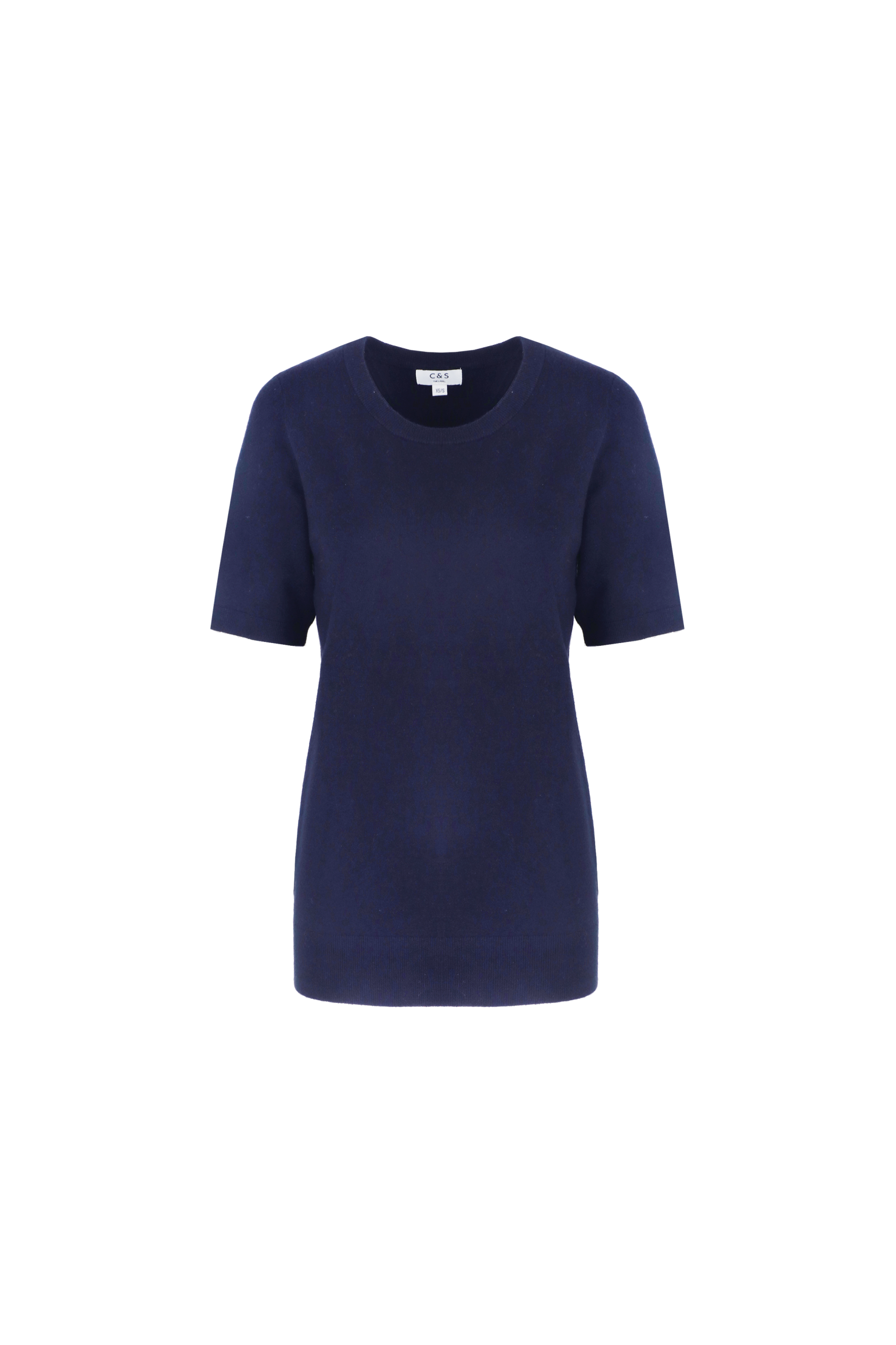 C&S Anne Knit Top midnight blue