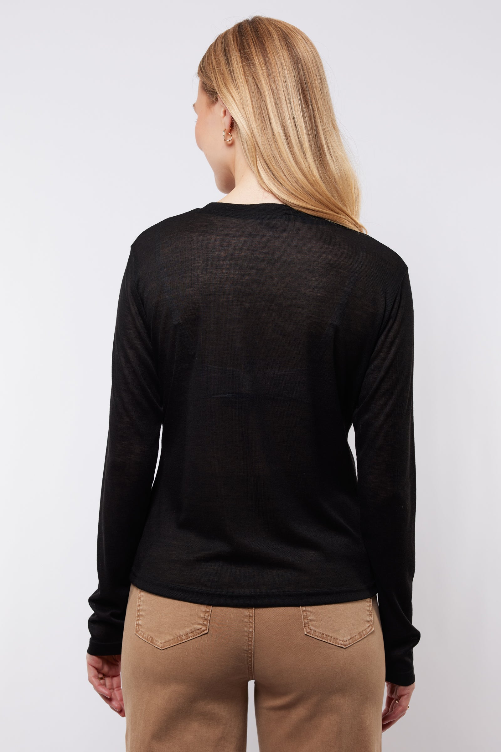 C&S Angel Knit Pullover zwart
