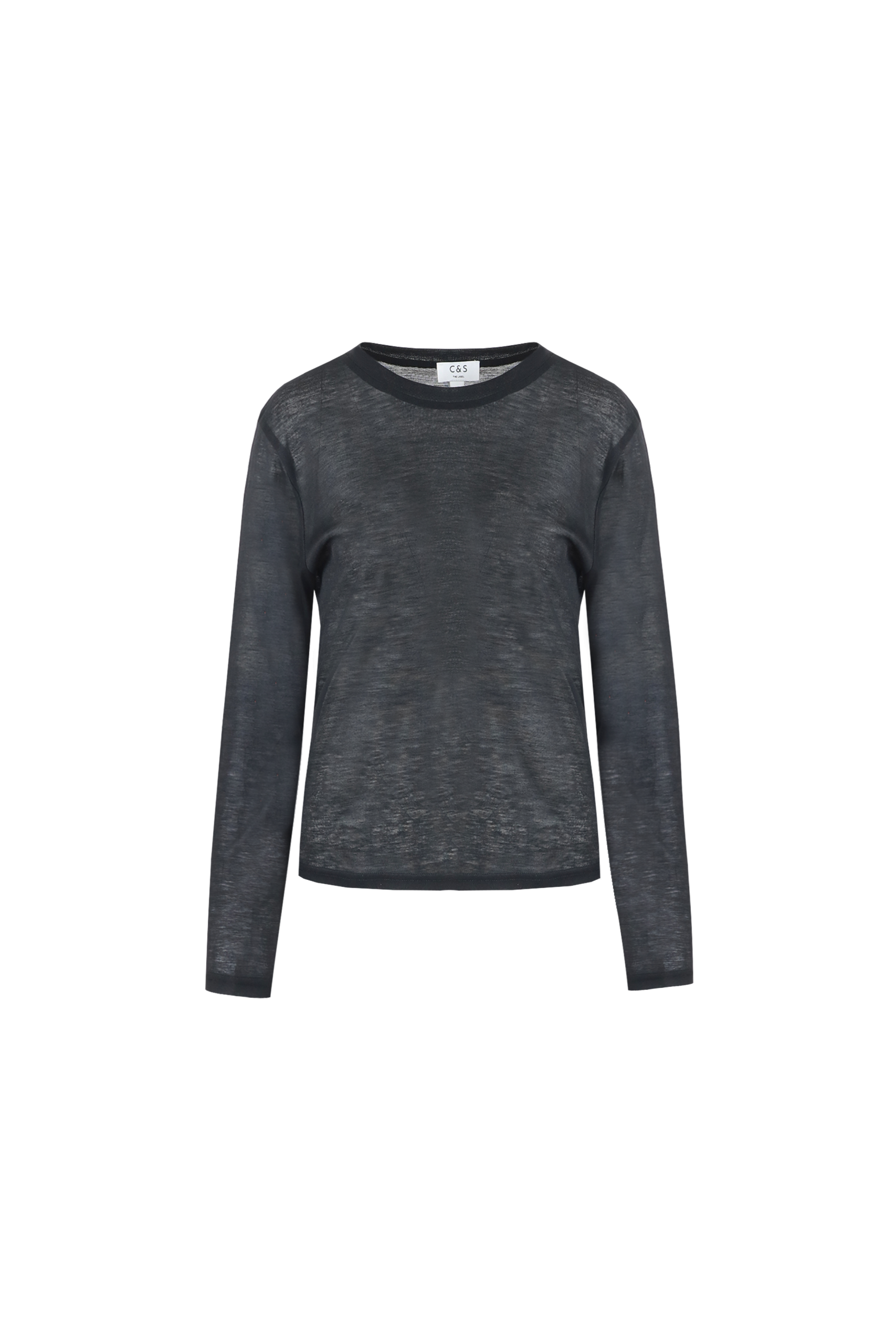 C&S Angel Knit Pullover zwart