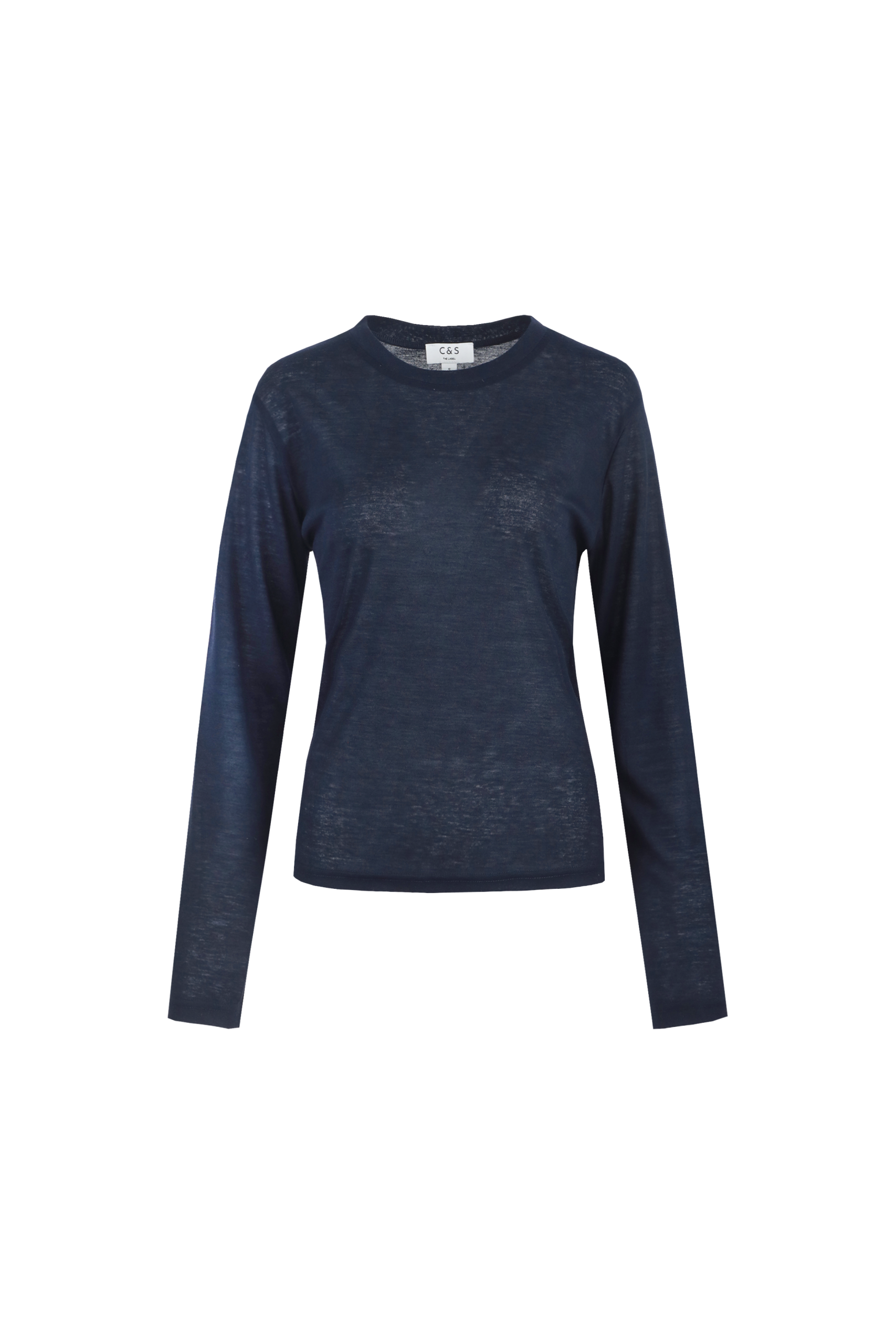 C&S Angel Knit Pullover midnight blue
