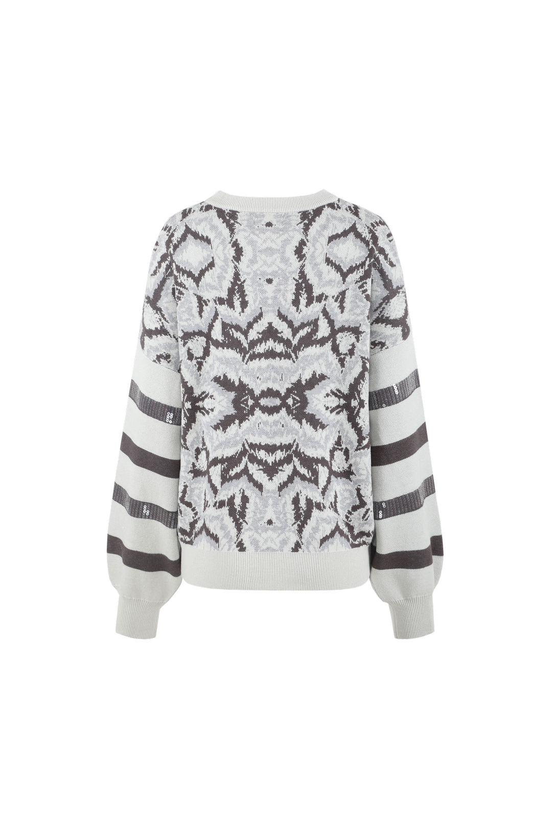 C&S Kimberly Knit Pullover trui monument dark gray