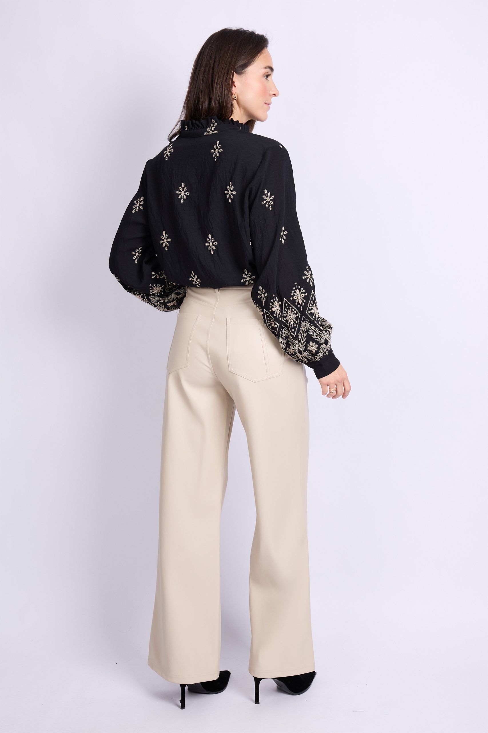 C&S Puck PU Broek zand