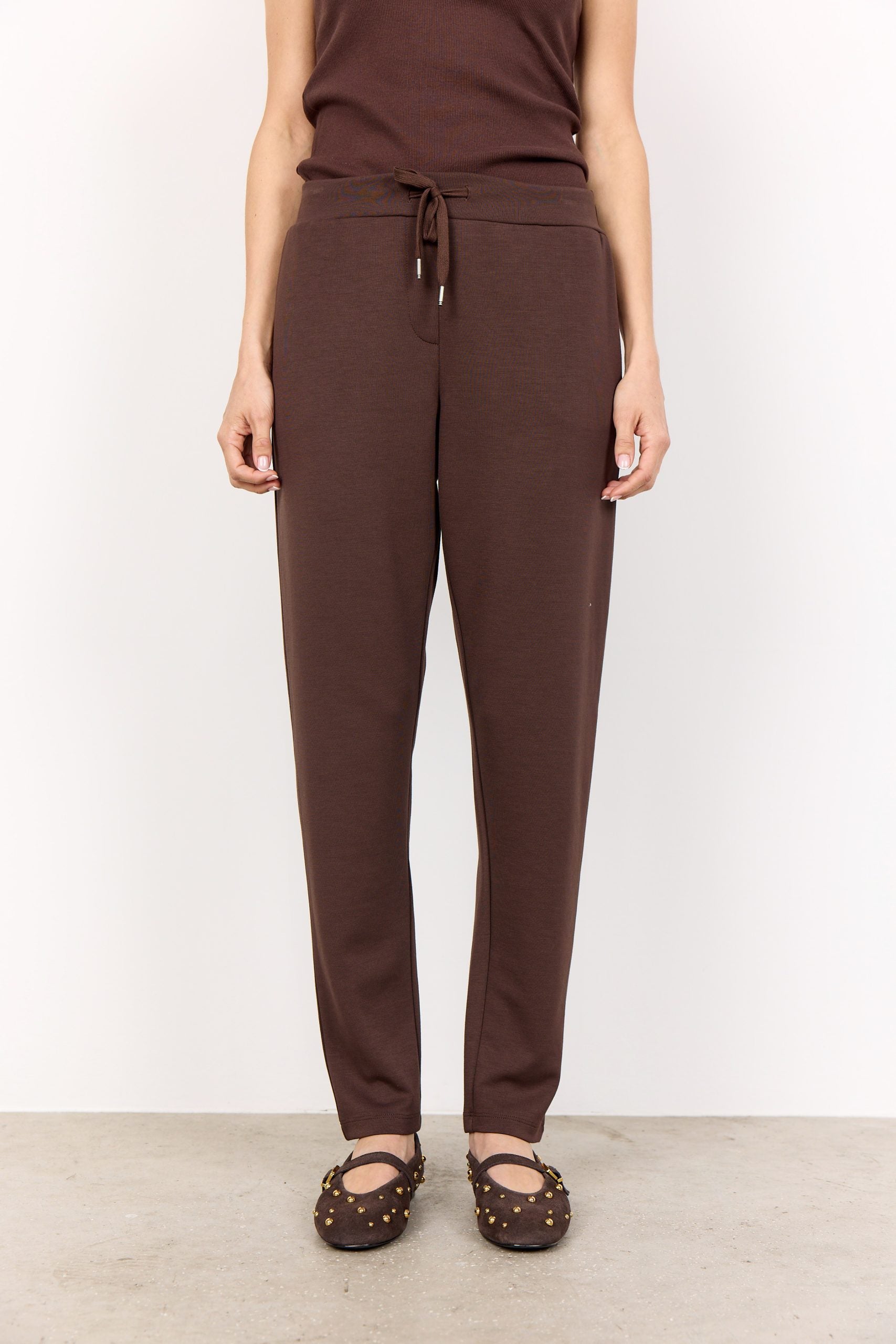 SoyaConcept Banu 157 Jogger Broek hot fudge