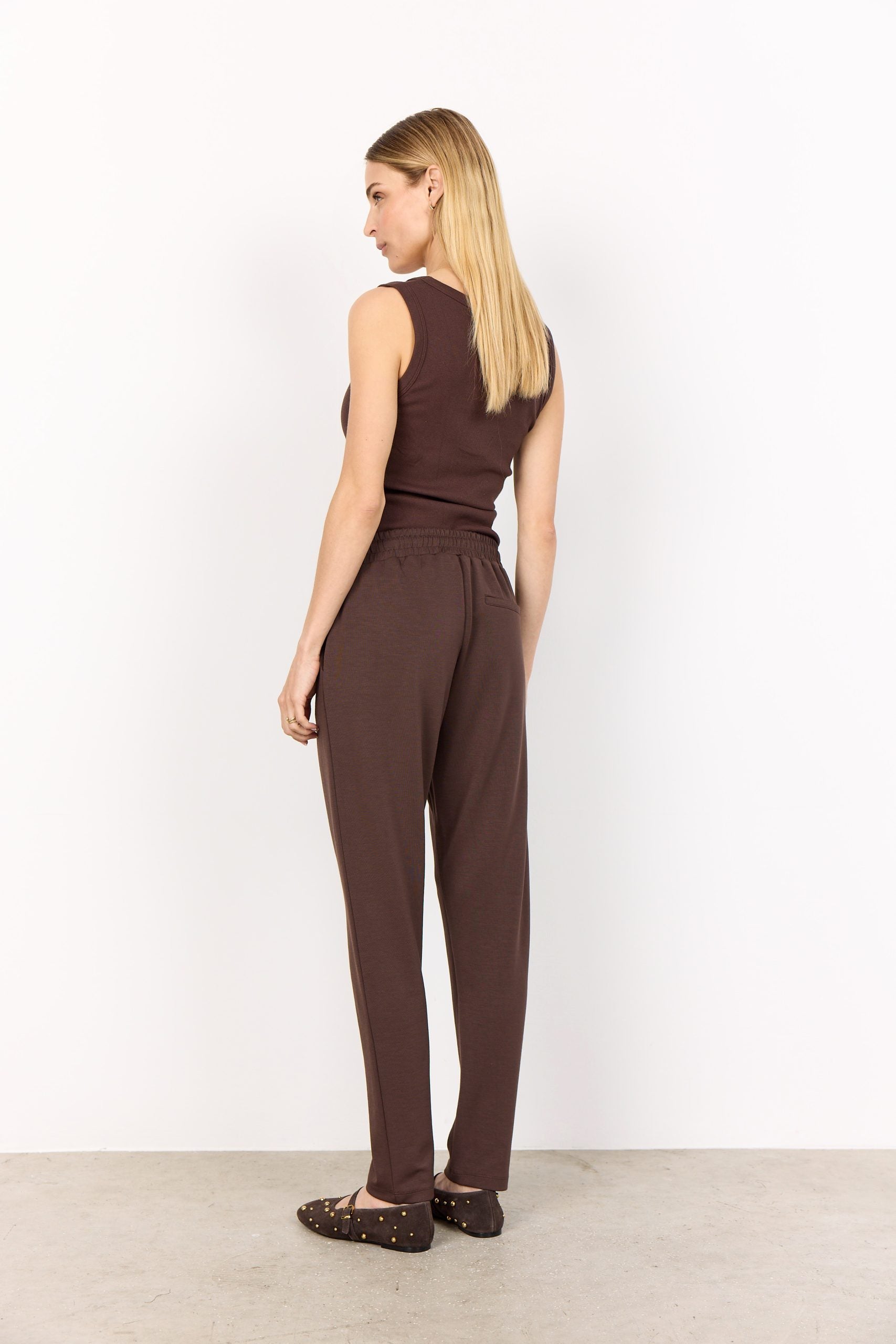 SoyaConcept Banu 157 Jogger Broek hot fudge