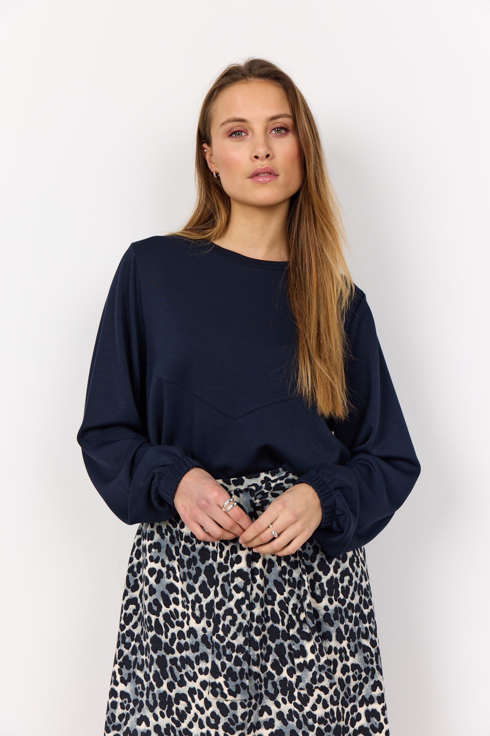 SoyaConcept Banu 220 sweater Trui donkerblauw