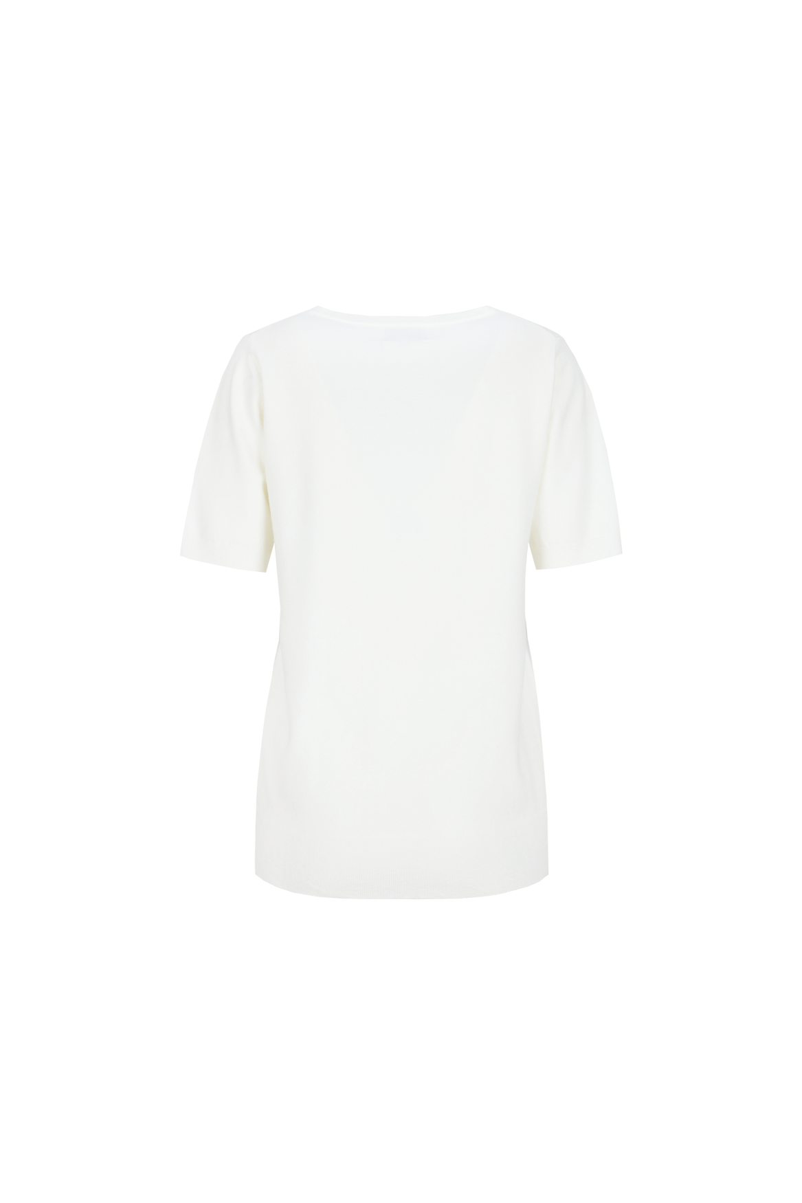 C&S Kenza Knit Top wool white