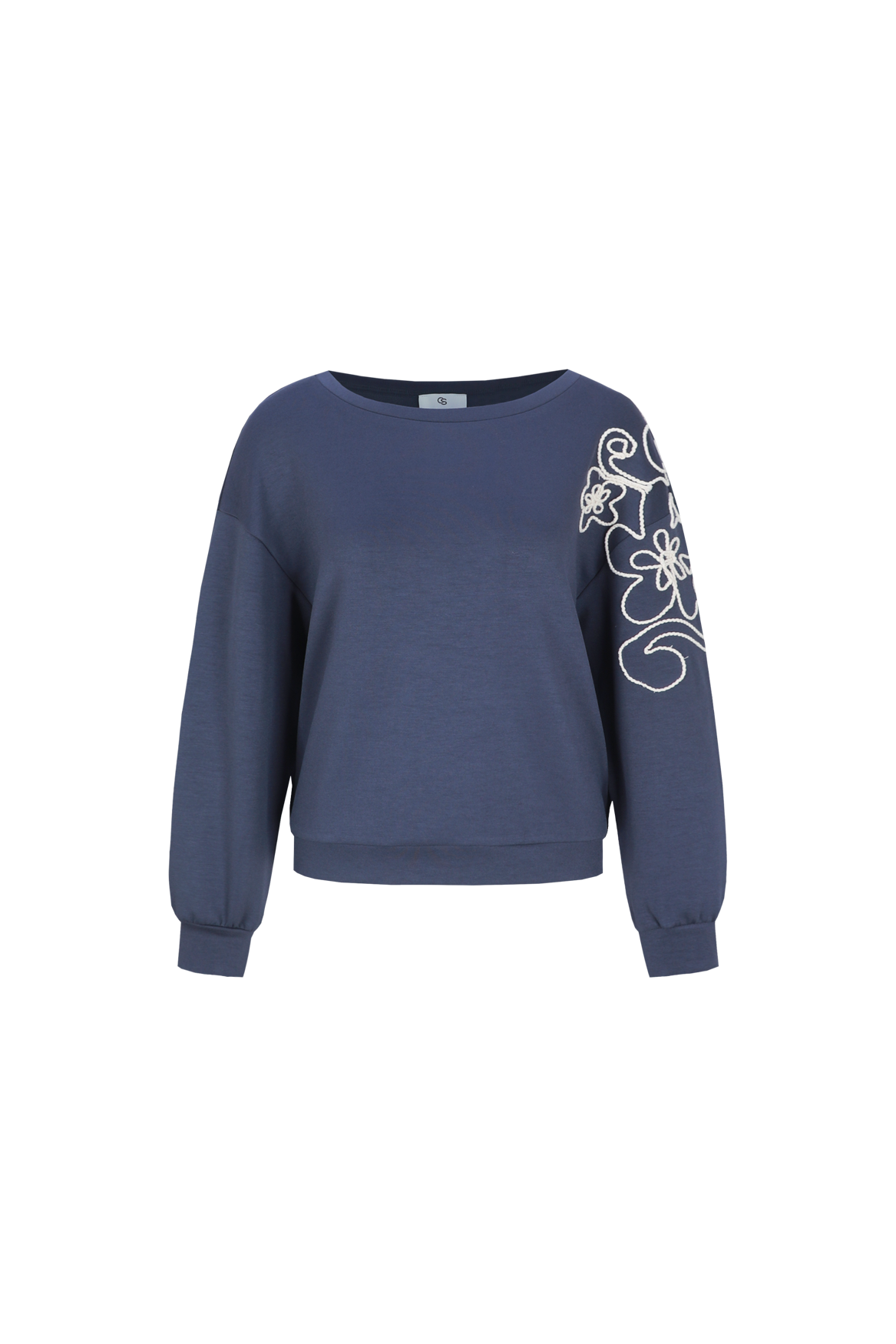 C&S Wilhelmina Sweater dark jeans blue