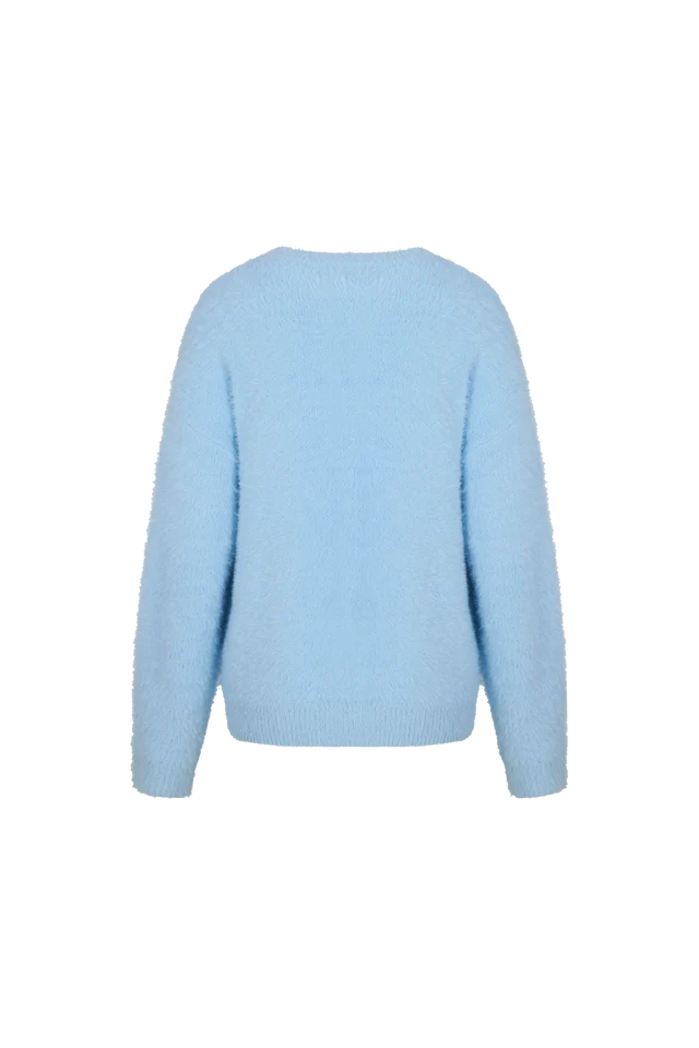Fluresk Islene knit sweater Cloud Blue