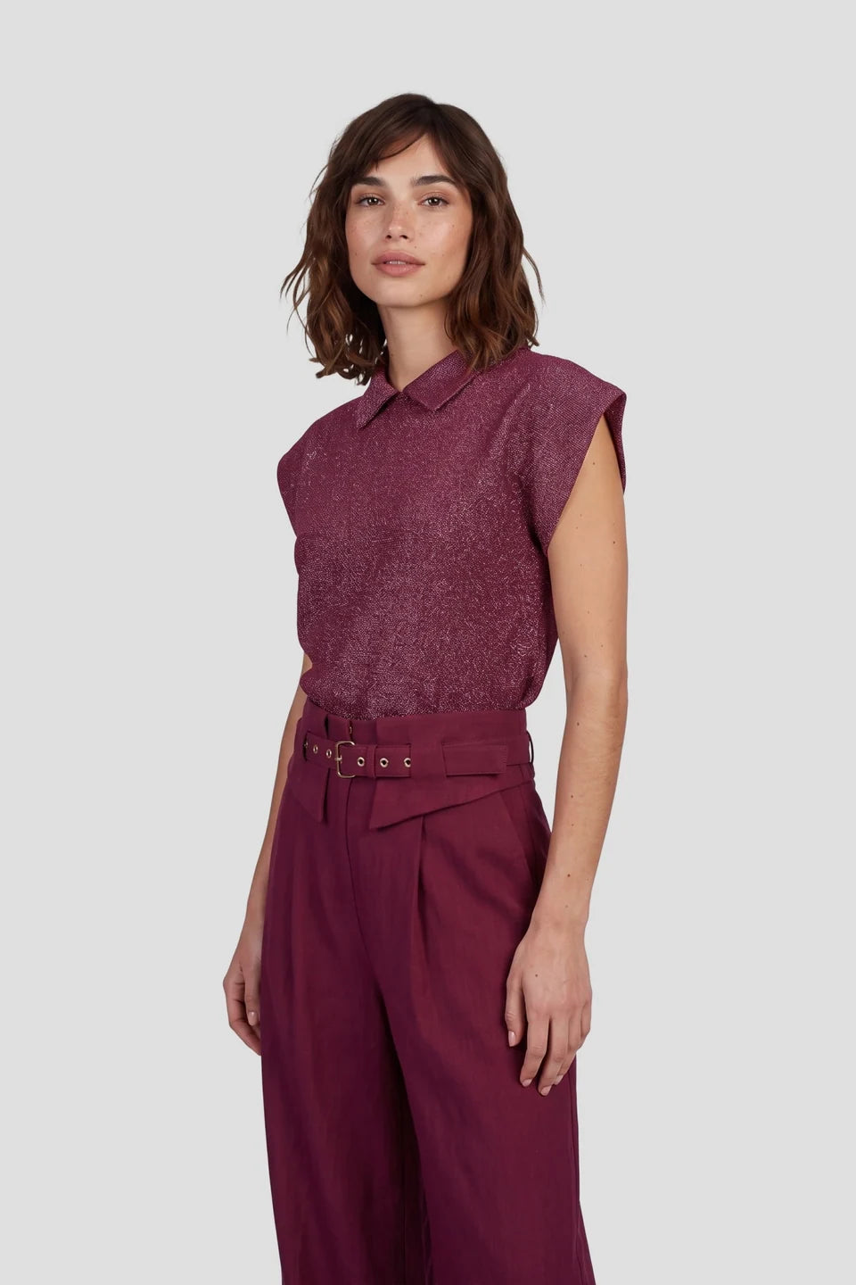 Fluresk Emi Knit Top Tango Blush
