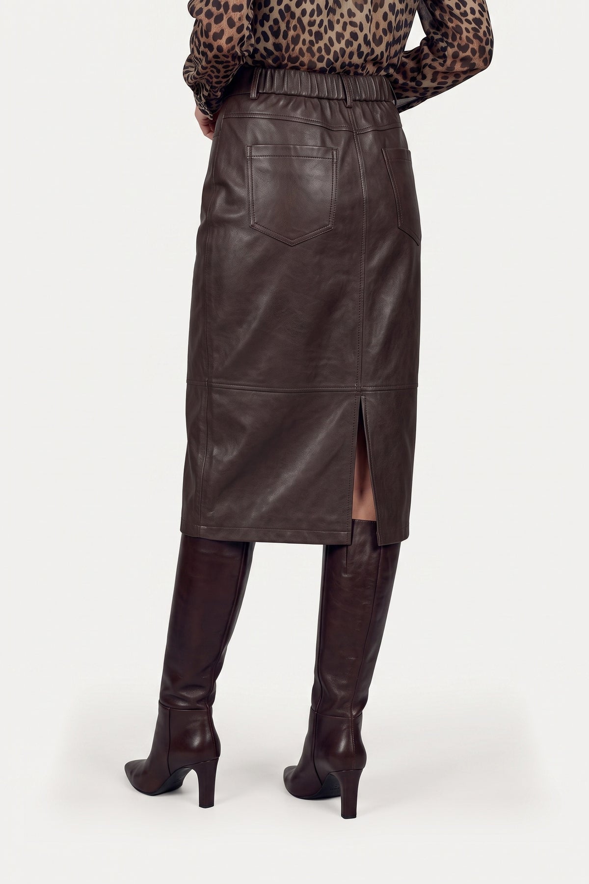 C&S Sandy skirt dark chocolate