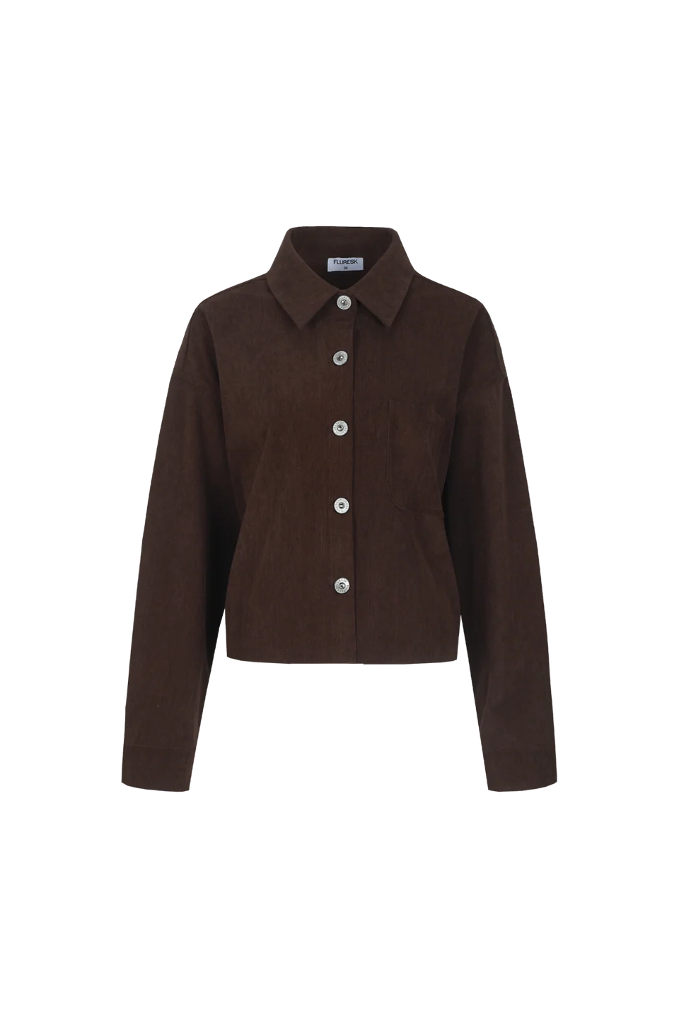 Fluresk Solene Blouse Dark Chocolate