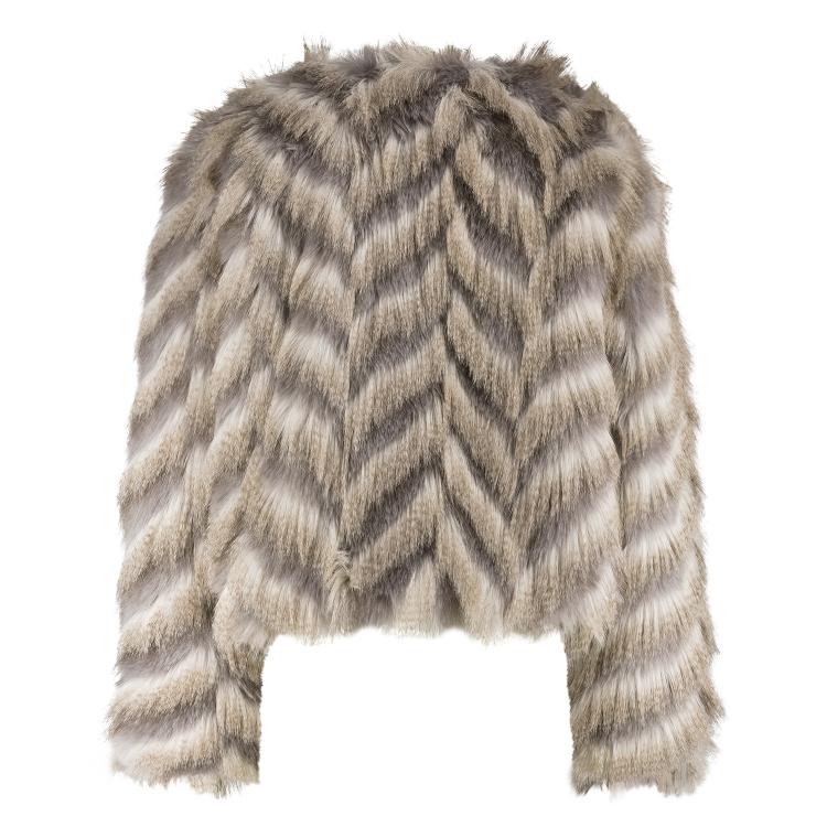 Nukus Lori Jacket Zigzag offwhite grey