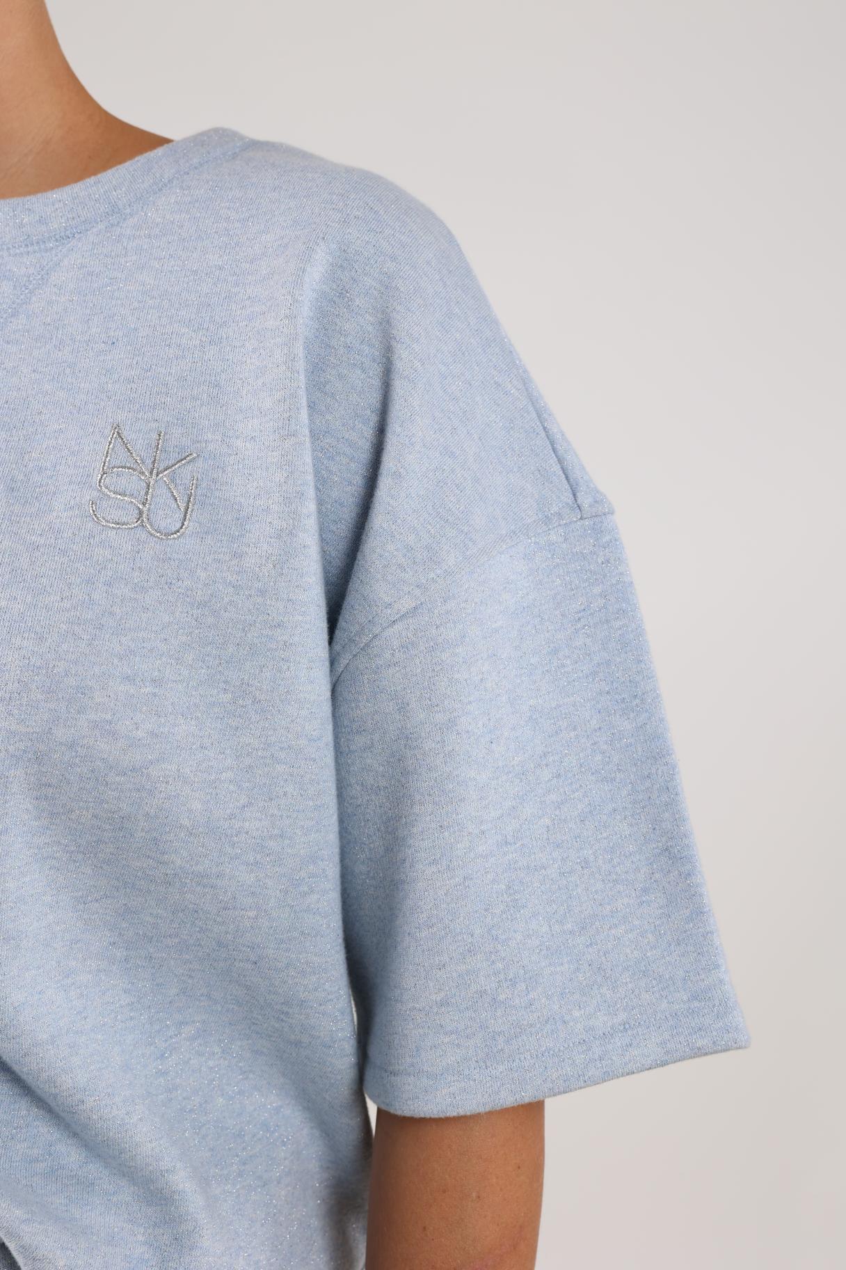 Nukus Roos Pullover Lurex cloudy