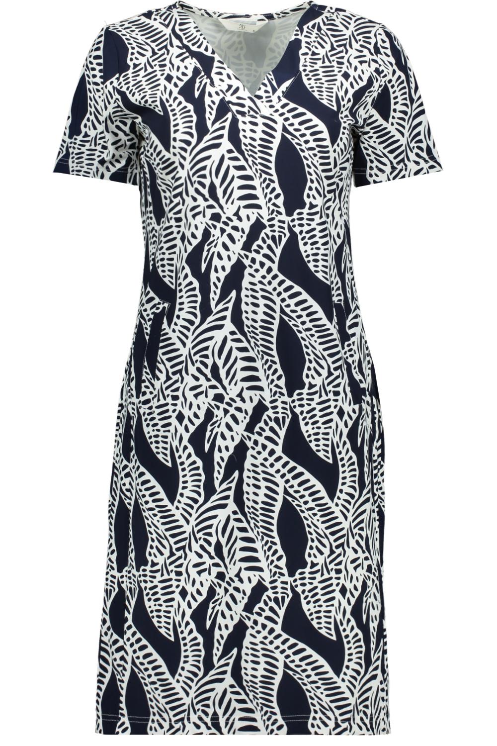 NED Simo-C 1/2 SS Jurk Marine Rebel Rhythm Traveler marine