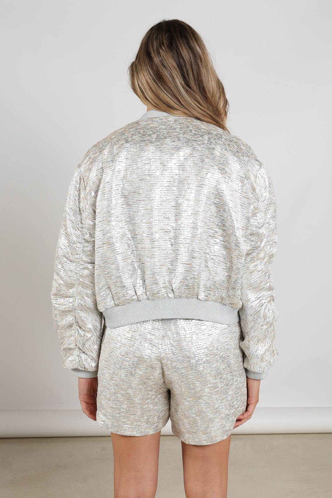 Nukus Babette Bomber silver / camel
