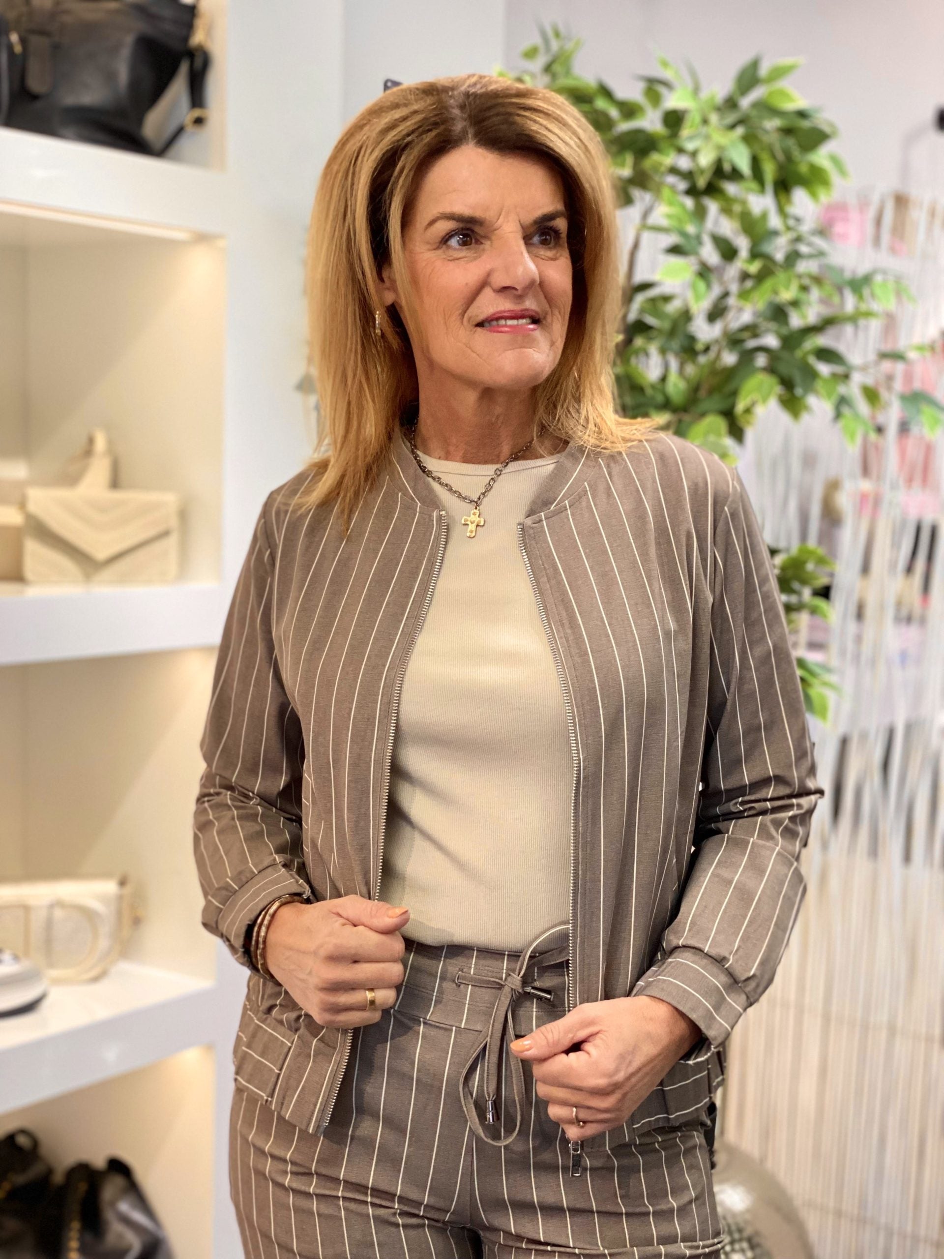 Mi Piace Travelstof Bomber Jack 202463 classic stripe falcon