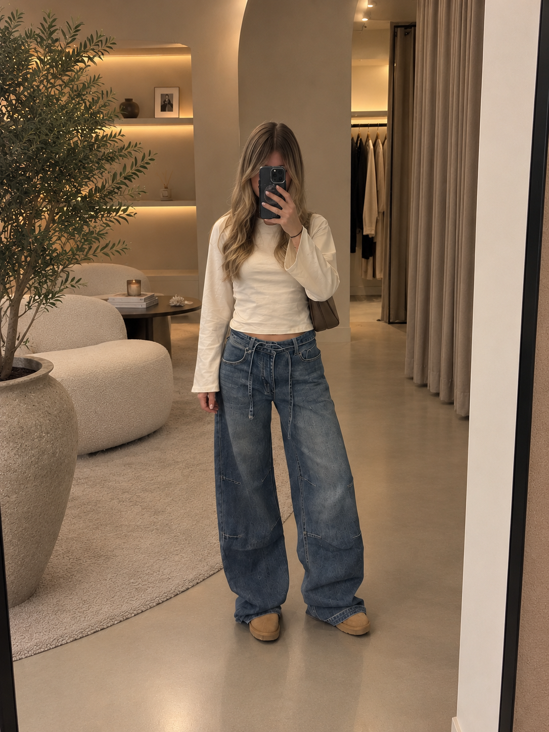 Queen Hearts Barrel Jeans 1001 dark denim