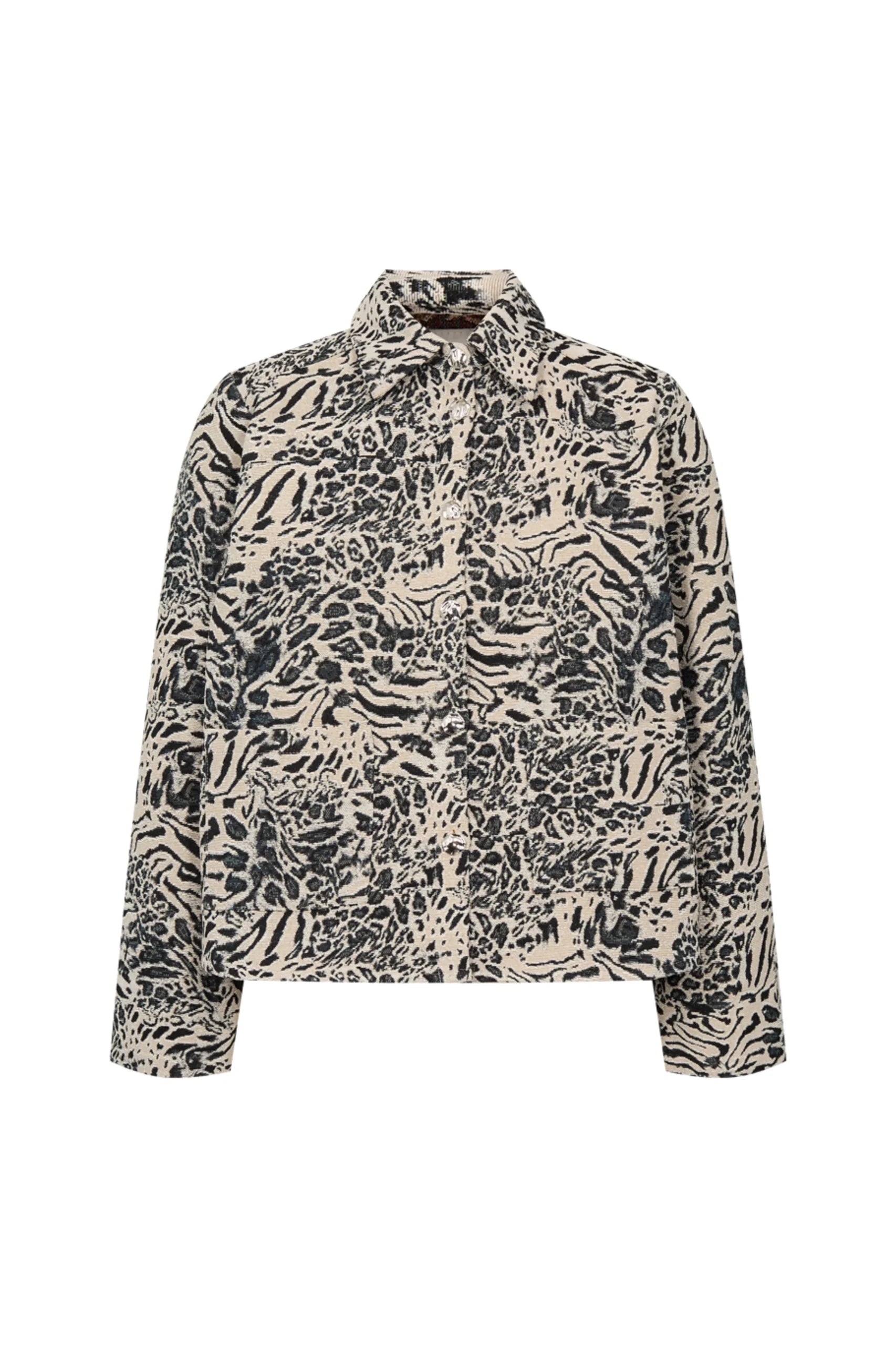 Freequent Jady Jacket moonbeam w. black